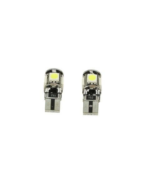 24V Lampada Led Canbus T10 W5W Colore Rosso Luci Posizione Targa Per Camion Bus Barca 5 Smd 5050