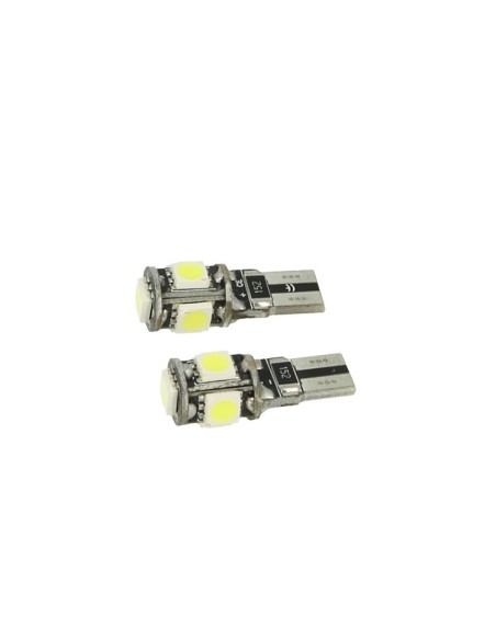 24V Lampada Led Canbus T10 W5W Colore Verde Luci Posizione Targa Per Camion Bus Barca 5 Smd 5050