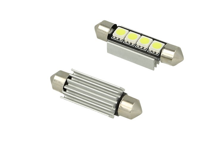 2 LAMPADINE SILURO 36mm 3 LED SMD 5050 NON DA ERRORE LUCI AUTO