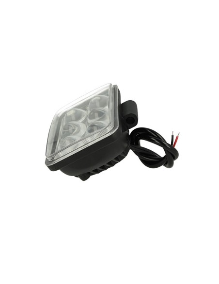 Fanale Rettangolare 18W DRL Daylight Led Work Light Faro Da Lavoro 9V 12V 24V 36V 48V 60V 6X3W IP67