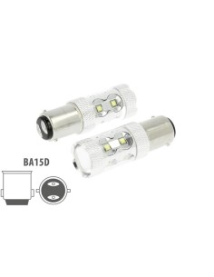 Lampada Led BA15D 50W 12V 24V Bianco Freddo 6000K Luci Per Barca