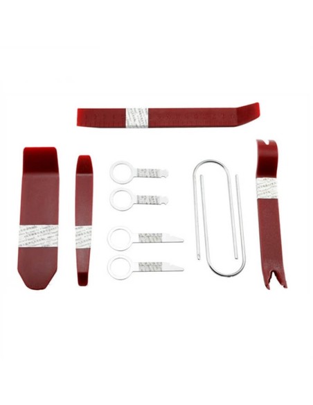 Kit Leva Antigraffio Strumenti Rimozione Professionale Per Smontaggio Audio Video Luci Cruscotto Auto 10 Pezzi