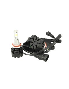 Kit Full Led Canbus H8 H11 H9 40W Specifica Per Auto Con Faro Lenticolare Dissipatore A Ventola Cree XHP 70 Attacco Smontabile F 2