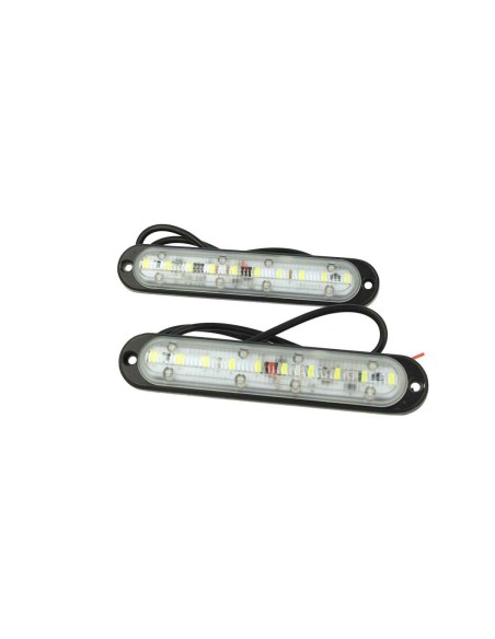 Luci Diurne Led DRLs Driving Light 12V 24V 10X1W IP68 Universale Per Auto Camper Furgone Camion