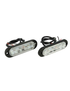 Luci Diurne Led DRLs Driving Light 12V 24V 6X1W IP68 Universale Per Auto Camion 2