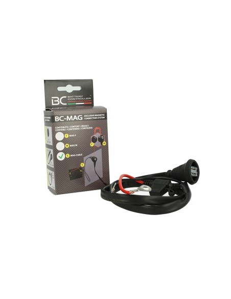 Cavo Batteria Mag-Cable Per BC MAG-F Con Filo Lunga 80cm 12V Massimo 15A Fusibile Incluso