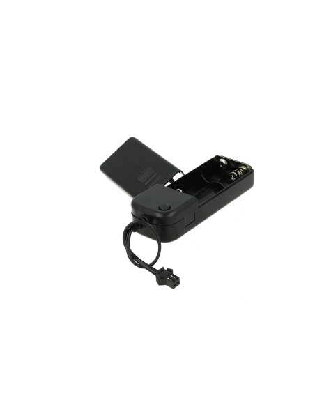 Alimentatore Trasformatore Con Box Pile Batterie 3V Per Stringa EL Striscia Neon Led