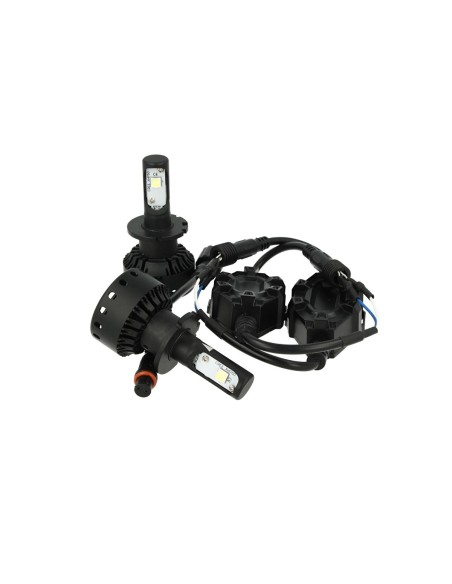 Kit Full Led Canbus Lampada D2S D2R 40W 12V 24V Con Cree XHP50 Dissipatore Ventola