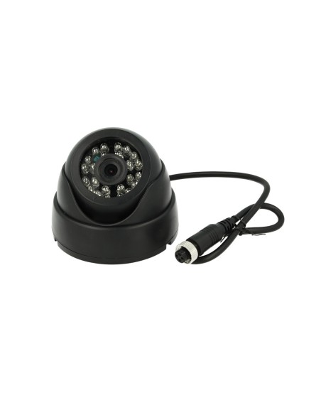 Telecamera 4 Pin Orientabile Snodabile 12V Visione Notturno Con 24 Led Per Interno Camion Furgone Lungo Camper Tir Casa