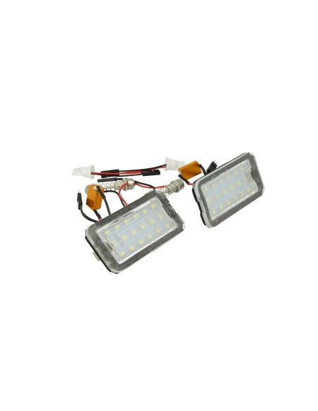 Kit Luci Targa Led Fiat 500 500C 51800482 Bianco Canbus No Errore 12V Resistenza Inclusa