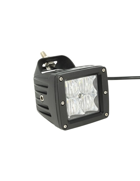 Faro Led Fanale Flood 20W 9V-60V 4 Smd Osram 5W Lente 5D Angolo Largo Connettore DT Super Luminoso