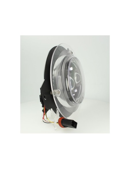 Faro Singolo Full Led Mercedes Benz AMG W463 G500 G350 G55 G63 2007-2015 75W Con Angel Eyes Anabbagliante Abbagliante