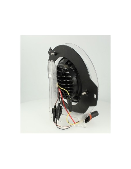 Faro Singolo Full Led Mercedes Benz AMG W463 G500 G350 G55 G63 2007-2015 75W Con Angel Eyes Anabbagliante Abbagliante