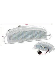 Kit Luci Targa Led Renault Clio II 1998-2005 Twingo I 1993-2007 Canbus Bianco