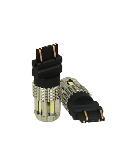 Lampada Led 3157 T25 12V 45W Bianco No Polarita Super Luminoso Compatibile Con Attacco CK Auto Americano
