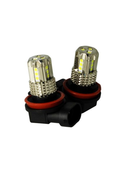 Lampada Led H8 H11 H9 12V 45W Bianco No Polarita Super Luminoso 1000 Lumens