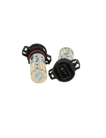 Lampada Led PSY24W Canbus Arancione 12V 25W Reale Per Audi A1 A3 A6 Q5 VW Golf VI Passat Touareg Opel Astra Land Rover Discovery