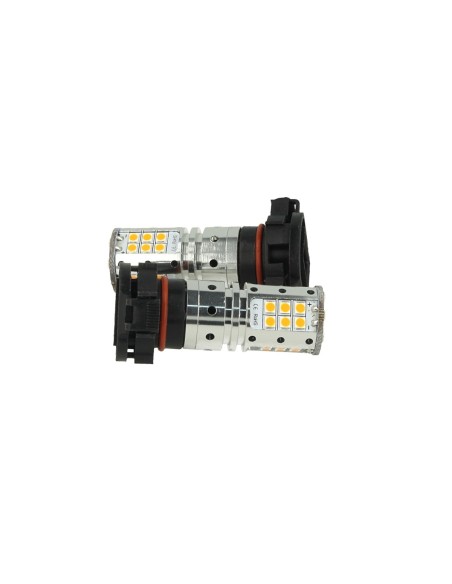 Lampada Led PSY24W Canbus Arancione 12V 25W Reale Per Audi A1 A3 A6 Q5 VW Golf VI Passat Touareg Opel Astra Land Rover Discovery