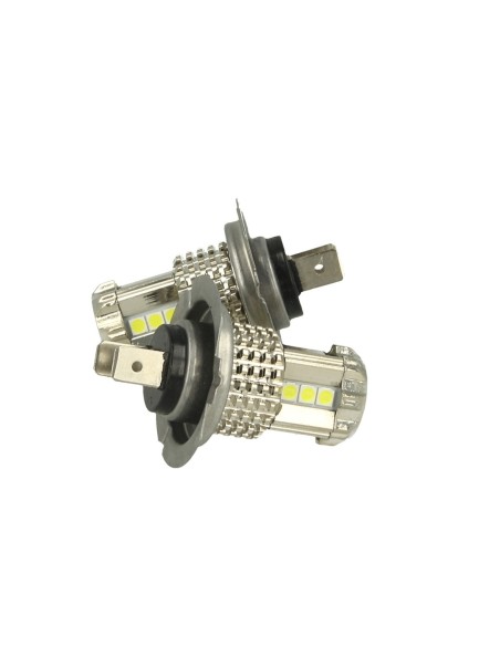 Lampada Led H7 12V 45W Bianco No Polarita Super Luminoso 1000 Lumens