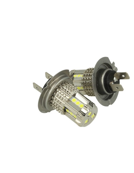 Lampada Led H7 12V 45W Bianco No Polarita Super Luminoso 1000 Lumens