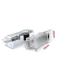 Kit Luci Led Logo Proiettori Auto Portiere Per Mini F55 F56 F60 Plug &amp Play Senza Modifica