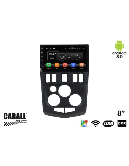 Autoradio Android 8,0 Dacia Logan L90 GPS DVD USB SD WI-FI Bluetooth Navigatore