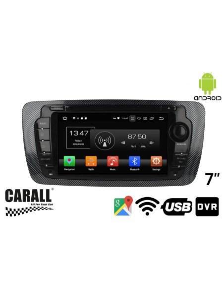 Autoradio Android 8,0 Seat GPS DVD USB SD WI-FI Bluetooth Navigatore