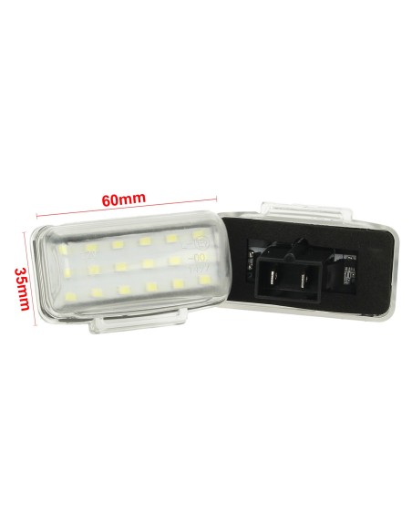 Kit Luci Targa Led Cadillac ATS ATS-L 12V 3W Canbus No Errore CE E9