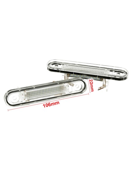Kit Luci Targa Led Mercedes Benz Class E W124 W201 Class C W202 A1248200256