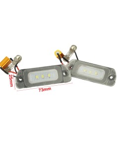 Kit Luci Targa Led Mercedes Benz Classe R W251 ML W164 GL X164 12V 3W Resistenza Inclusa