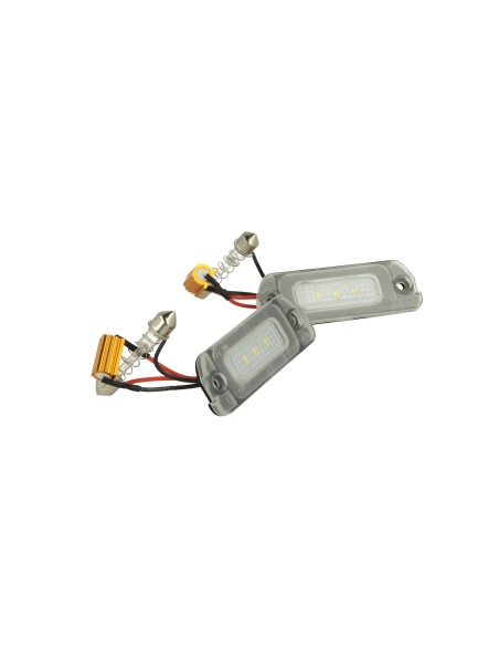 Kit Luci Targa Led Mercedes Benz Classe R W251 ML W164 GL X164 12V 3W Resistenza Inclusa