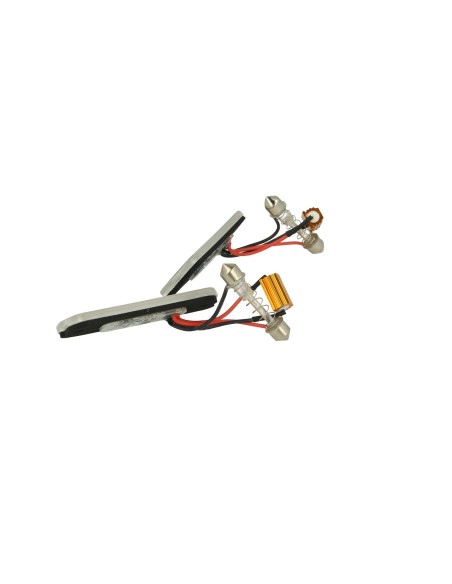 Kit Luci Targa Led Mercedes Benz Classe R W251 ML W164 GL X164 12V 3W Resistenza Inclusa