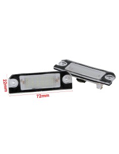 Kit Luci Targa Led VW Golf 4 5 Lupo Polo 9N Passat 3C B6 Limousine 12V 3W Canbus