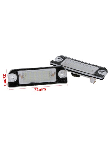 Kit Luci Targa Led VW Golf 4 5 Lupo Polo 9N Passat 3C B6 Limousine 12V 3W Canbus