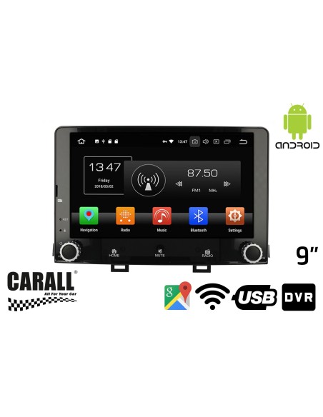 Autoradio Android 8,0 Kia Rio 2017 GPS DVD USB SD WI-FI Bluetooth Navigatore