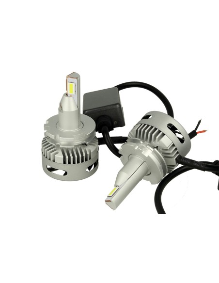 Kit Full Led Canbus Lampada D1S D1R D3S 45W 12V 24V Per Faro Lenticolare Piu Lumisoso Dello Xenon Originale
