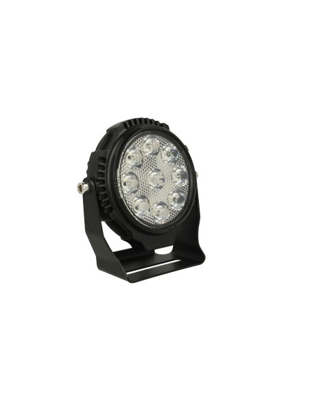 Faro Led Fanale Rotondo Flood 45W Larga 12V 24V 36V 48V 60V 9X5W Cree XTE Nuovo Design