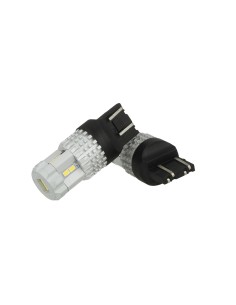 Lampada Led T20 7443 W21/5W 12 Smd 3020 Bianco Super Luminoso Luci Diurne Opel Insignia Peugeot 208 Toyota Yaris Suzuki Celerio 2