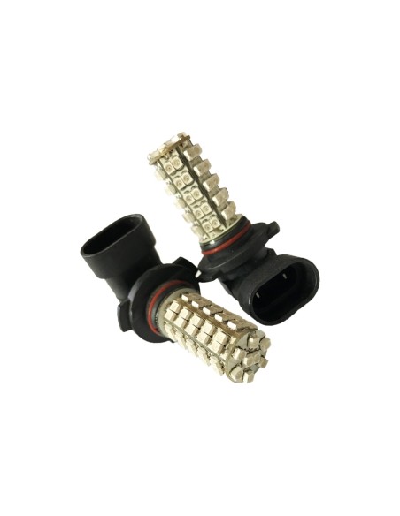 Coppia 2 Lampade Led HB3 9005 HB4 9006 Con 68 Smd 3528 Colore Verde 12V 2W Per Fendinebbia