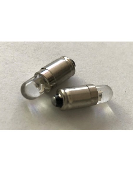 Coppia 2 Lampadine Led BA5S T1 Miniatura Con 1 Led F5 Colore Verde 12V 0,2W