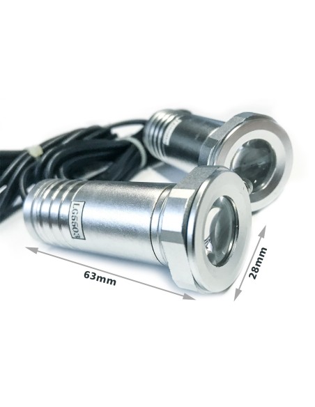 Kit Luci Led Proiettori Con Logo Per Portiere Auto CADILLAC