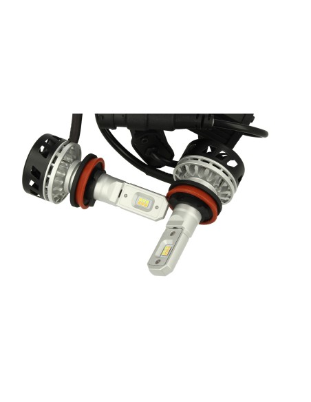 Kit Full Led Canbus H8 H11 30W Dual Color 6000K 3000K Doppio Colore Bianco Giallo Super Luminoso e Antinebbia 12V 24V 5000lm