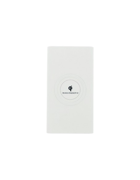 Power Bank 10000mAh Caricatore Portatile Wireless Bianco QI