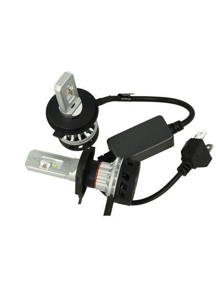 Kit Full Led Canbus H4 30W Dual Color 6000K 3000K Doppio Colore Bianco Giallo Super Luminoso e Antinebbia 12V 24V 5000lm