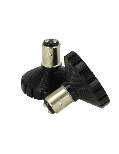 Lampada Led BAY15D 1157 Bianco e Arancione Per Moto Harley Davidson Canbus No Errore Luce Diurne e Frecce No Polarita 48 Smd 283