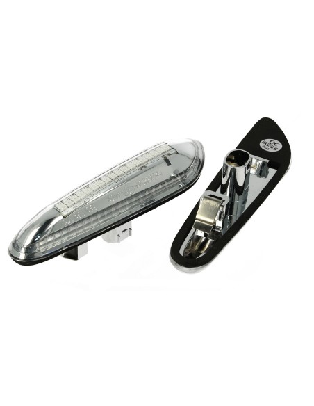 Kit Freccia Laterale a Led Side Marker Dinamica Lente Trasparente BMW E46 E36 E90 E91 E60 E61 E81 E82 E87 E88 E92 E93 X1 E84 X3 