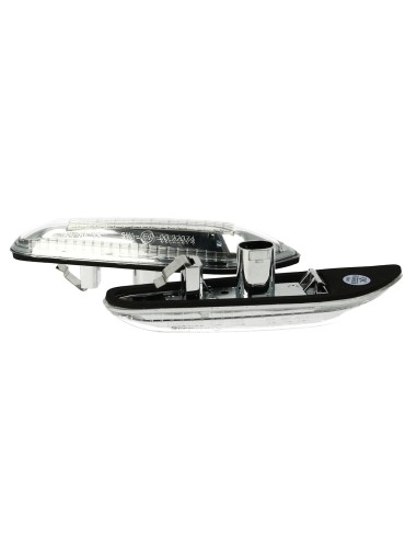 Kit Freccia Laterale a Led Side Marker Dinamica Lente Trasparente BMW E46 E36 E90 E91 E60 E61 E81 E82 E87 E88 E92 E93 X1 E84 X3 
