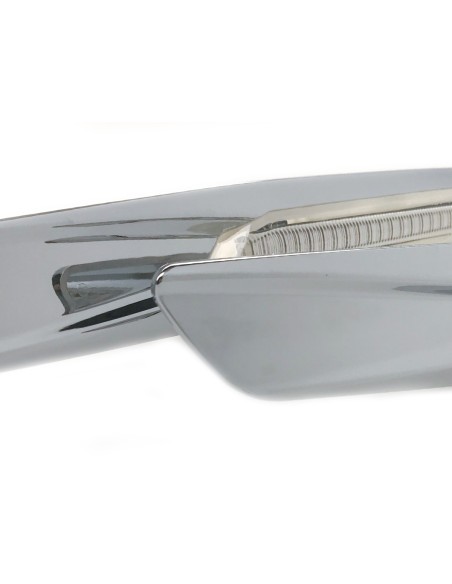 Kit Freccia Laterale a Led Side Marker Dinamica Argento Cromato Lente Trasparente BMW E81 E82 E87 E88 E90 E91 E92 E93 E60 E61 F1