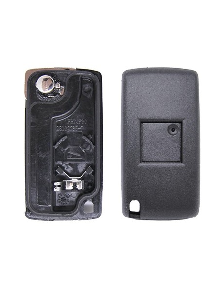 Guscio Chiave Telecomando 3 Tasti Baule Con Lama HU83 Batteria In Custodia Senza Transponder Per Peugeot Citroen Berlingo Fiat S