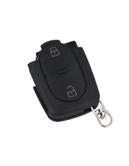 Guscio Chiave Telecomando 2 Tasti senza Lama Batteria Grande In Custodia Senza Transponder Per Audi